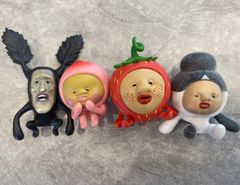 [4 개 세트] 코비 토즈 칸 주름진 마스코트 2 1 코비 토즈칸 코비토 도감 딸기 클레 나이 바이브 스마다라 아라시 클로바네 타카라 코가네 카쿠레 케 다마 베니키노코비토
