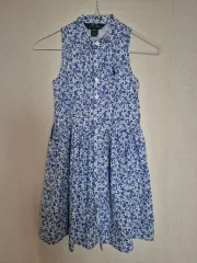 ポロガールズ フラワースリーブレス ワンピース 8