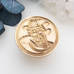 ＊訳あり＊ シーリングスタンプ ヘッドのみ くじら 25mm シーリングワックス スタンプヘッド sw99
