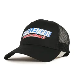 【新品】CHALLENGER チャレンジャー キャップ / 23AW レーシングロゴ メッシュキャップ (CMC RACING LOGO CAP) / ブラック 黒 / 帽子 スナップバック ファッション 小物【メンズ】