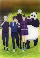 【中古】アクリルスタンド・アクリルパネル 乙骨憂太＆禪院真希＆狗巻棘＆パンダ＆五条悟 A4アクリルパネル 「劇場版 呪術廻戦 0」