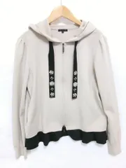 【未使用品】TO BE CHIC ロングジップパーカー　4.6万円／40サイズ 未使用品】TO BE CHIC ロングジップパーカー 4.6万円／40サイズ