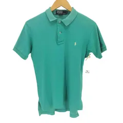 ポロバイラルフローレン Polo by RALPH LAUREN ポロシャツ S コットン 無地 RN41381 レディース import：S 
