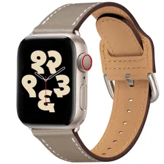【在庫セール】38mm 40mm 41mm バンド 交換ベルト バンド iWatch Watch Ultra2/Ultra Apple Series コンパチブル 9/8/7/6/5/4/3/2/1/SE/SE2全機種に対応 オリジナル素材 本革製 柔らかいベ
