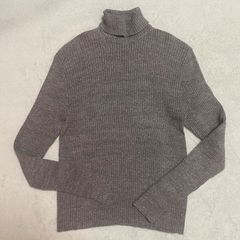 【RRL】ダブルアールエル　コットン100% タートルネック　グレー　状態良好　ラルフローレン　サイズL