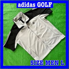 adidas GOLF アディダスゴルフ 半袖 フルジップ ゴルフジャケット L