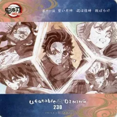 【中古】コースター 集合(コマ割り) コースター 「鬼滅の刃 刀鍛冶の里編×ufotable DINING 第4期」 追加ドリンク注文特典
