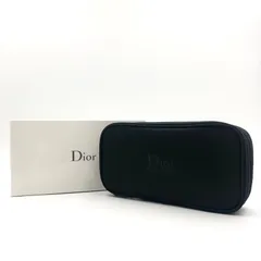 ■未使用品■Dior  ディオール　ノベルティー　コスメポーチ　バニティ　ブラック　シルバー金具　箱付き　レディース