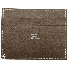 エルメス(HERMES) Hセリエ カードケース エトゥープ エヴァーカラー W刻印(2024年製造) 新品 レディース カードケース