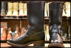 【7D 美品 06年】WESCO ウエスコ カスタムボス ブラック 黒 11インチハイト ビブラム700シングル レザーライニング ブーツ BOSS HOPESMORE【FG177】のサムネイル
