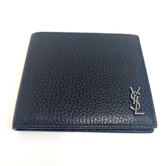 ✨美品✨SAINT LAURENT サンローラン　折りたたみ財布　カード　お札入れ　ロゴマーク