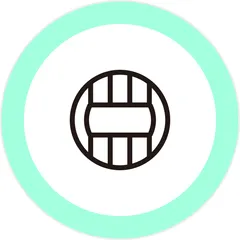 バレーボール 6mmアイコンの浸透印 [7562069]