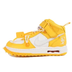 新品 OFF-WHITE オフホワイト サイズ:27.5cm 23SS NIKE AIR FORCE 1 MID SP LTHR PINE GREEN (DR0500-101) ナイキ エアフォース1 ミッド ホワイト バーシティメイズ US9.5のサムネイル