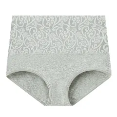 ショーツ レディース 深ばき すっぽり ハイウエスト 綿 大きいサイズ 厚め パンツ 下着 インナー フルバック 刺繍 おしゃれ 上品 冷え防止 プレゼント rs16