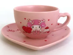 【中古】マグカップ･湯のみ 4.マイメロディ＆マイスウィートピアノ カップ＆ソーサー 「サンリオ当りくじ マイメロディ マイスウィートピアノ 当りくじ(2025)」