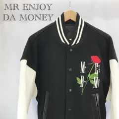 MR ENJOY DA MONEY ミスターエンジョイダマネー MEDM00020 スタジャン ジャケット M ブラック 黒 薔薇 刺繍 ブルゾン メンズのサムネイル