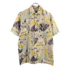 TURBO EXPEDITON 90s オールド 総柄 半袖 シャツ 39／40 ベージュ  メンズ 【中古】  【230906】 メール便可