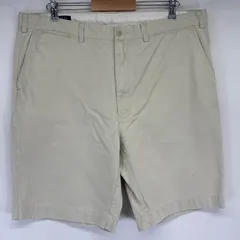 古着 ポロ・ラルフローレン POLO RALPH LAUREN ショートパンツ ポロチノ ロゴ ハーフ 半ズボン 短パン 40T  ベージュ メンズ