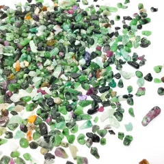 ビーズクラブ 天然石 グリーンフローライト さざれ石 No.11 50g パワーストーン レジン デコ サザレ 浄化 穴なし 小粒 インテリア ストーン パーツ セット ビーズ