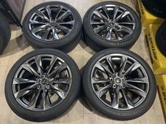 【2504038】レクサス LS 純正 ホイール 20インチ 8.5J +25 9.5J +35 PCD120 5H + YOKOHAMA ADVAN Sport V107 245/45R20 275/40R20 2023年 2021年 6.5mm