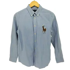 ラルフローレン RALPH LAUREN ビッグポニー刺繍 ボタンダウン オックスフォードシャツ レディース  16 160/80