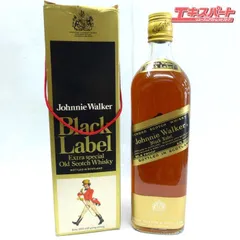 【希少】金キャップ　特級70年代　ジョニーウォーカー　ブラックラベル　未開栓 金キャップ特級70年代ジョニーウォーカーブラックラベル未開栓
