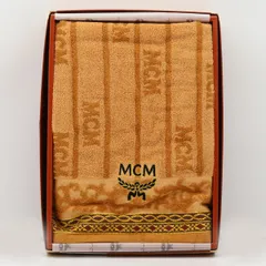 【新品未使用】MCM バスタオル フェイスタオル バスマットセット MCM - MCM バスタオルの通販 by もこりん's shop｜エムシーエム
