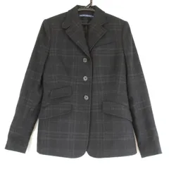 良品『USED』RALPH LAUREN【ラルフローレン】 レディース サイズ2 テーラードジャケット ウール/ナイロン/キュプラ レディース 黒 ブラック