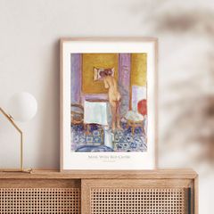 【A4】ピエール・ボナール Nude With Red Cloth アートポスター 風景画 名画 絵画 ポスター アートパネル 特大 AP236
