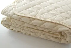 無印好きな方におススメ！　洗える ふわふわ ベットパッド　☆アイボリー　　☆キングサイズ (180×200cm)のサムネイル