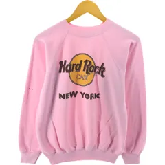 古着 80年代 ヘインズ Hanes 青タグ HARD ROCK CAFE ハードロックカフェ NEW YORK アドバタイジング スウェットシャツ/eaa526783のサムネイル