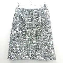 ◇ ⊇ Liala×PG リアラ バイ ピージー 総柄 膝丈 タイト スカート サイズS ブラック系 レディース E  【1503050031462】