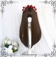 フルウィッグ レディース コスプレ 可愛い ロング ブラウン 茶髪 lolita 長髪 ロリータ かつら ストレート ゆめかわいい ゆめかわ ウィッグ 前髪あり 耐熱ウィッグ コスチューム 小顔効果抜群 文化祭 学園祭 イベント 変装 女装 dp230n1