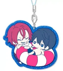 【中古】ストラップ(キャラクター) 遙＆凛 「Free! クリアラバーストラップ ～in vacation～」