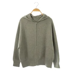 セオリーリュクス theory luxe VEGA CELIA ジップニットパーカー フーディー 38 グレー /DF ■OS