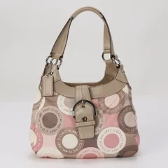 美品 コーチ ソーホー スナップヘッド レザー トート バッグ 肩掛け ショルダー ハンド レディース ERE BC1-5【中古】