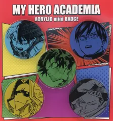 【中古】バッジ・ピンズ 緑谷出久＆轟焦凍＆飯田天哉＆オールマイト＆イレイザー・ヘッド アクリルminiバッジ5個セット 「僕のヒーローアカデミア」
