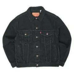 リーバイス Levi's 00s 2000年代 70507 ブラックデニムジャケット ジージャン トラッカー 70505 70506 3rd 4th USA アメリカ ヴィンテージ 古着 メンズ コート・ジャケット 黒 S【中古】