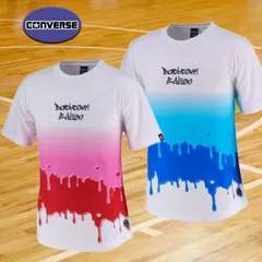 コンバース 昇華プリントTシャツ 半袖 バックコートエディション バスケ プラクティスシャツ CBE291317