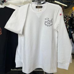 福岡ブランド‼️SBMS サブミッション⚫︎長袖　厚手　ロンT　ブラック　ホワイト　ロゴ　バックプリント