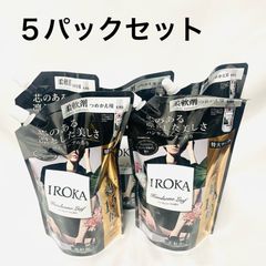 フレアフレグランス IROKA 液体 柔軟剤 香水のように上質で透明感あふれる香り ハンサムリーフの香り710ml×5パック