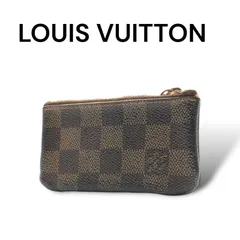 極美品✨ルイヴィトン　ケース　ポシェットクレ　ダミエ　ゴールド　箱付き Louis Vuitton ルイヴィトン ポシェット・クレ モノグラム