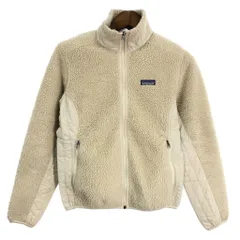 patagonia パタゴニア Retro-X レトロX フリースジャケット アウトドア アイボリー (レディース M) 中古 古着 S6519