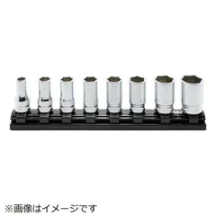 【 新品 未開封 】 山下工業研究所 コーケン 9.5mm差込 Z-EALセミディープソケットレールセット12ヶ組 RS3300XZ/12 未使用 送料無料