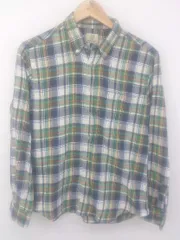 ◇ BEAUTY & YOUTH ビューティアンドユース UNITED ARROWS チェック シャツ サイズM グリーン ネイビー マルチ メンズ P  【1212260003649】