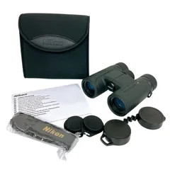Nikon - Nikon PROSTAFF 5 10ｘ42 双眼鏡 USED超美品 10倍 防水 ニコン プロスタッフ ダハプリズム 自然観察 スポーツ観戦 完動品 中古 CE5152 PROSTAFF（ニコン） Nikon PROSTAFF 5 10x42 双眼鏡 USED超美品