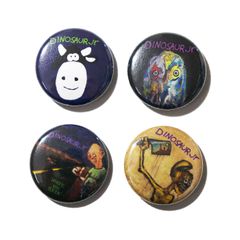 ダイナソーjr 公式 DINOSAUR Jr バッジセット 缶バッジ 4 button 2023 set