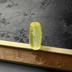 天然美品★【シトリンファントム】★天珠  天然石B パワーストーン 約29.8*13.5mm ZB4708