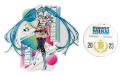 【中古】アクリルスタンド・アクリルパネル 初音ミク レーシングver.(2023) アクリルスタンド 「HATSUNE MIKU GT PROJECT 15th ANNIVERSARY!くじ」 A賞