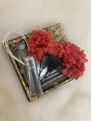 ドライフラワー　髪飾り　卒業式　成人式　振袖　着物　袴　前撮り　和装